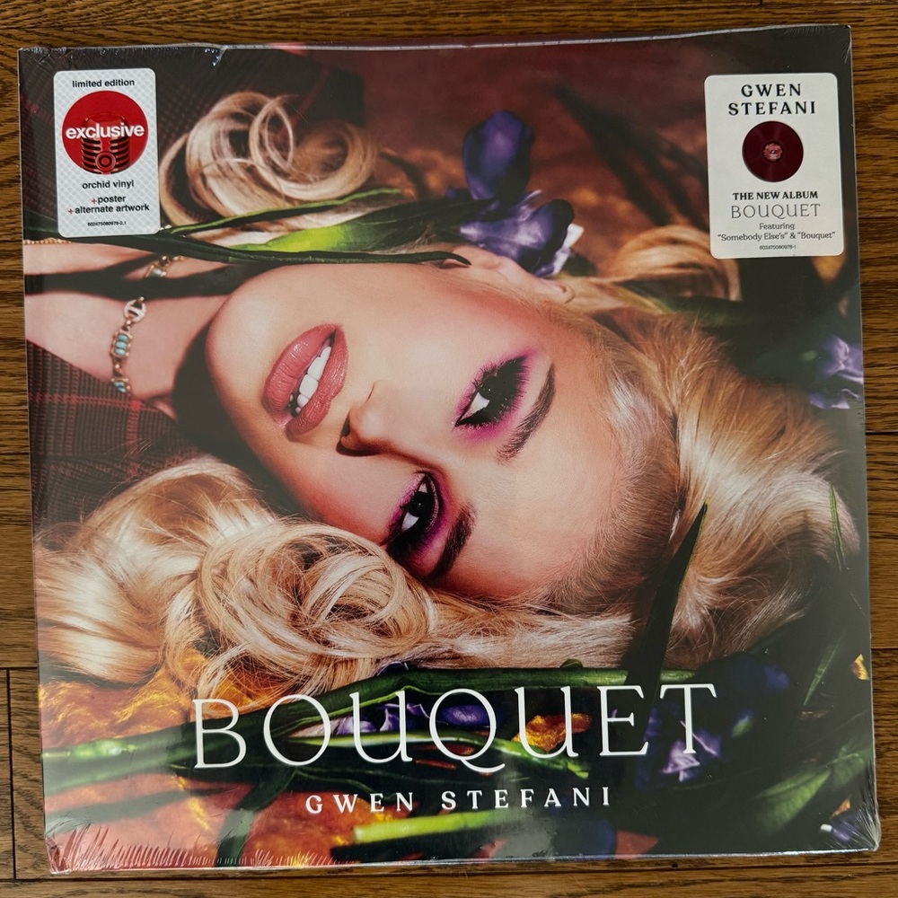 NEW GWEN STEFANI Limited Edition BOUQUET Orchid Vinyl LP Record Album & Poster